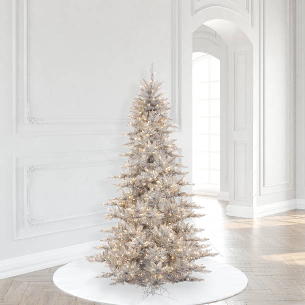 Silver Artificial Fir Christmas Tree